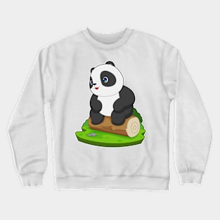 Panda Tree trunk Crewneck Sweatshirt